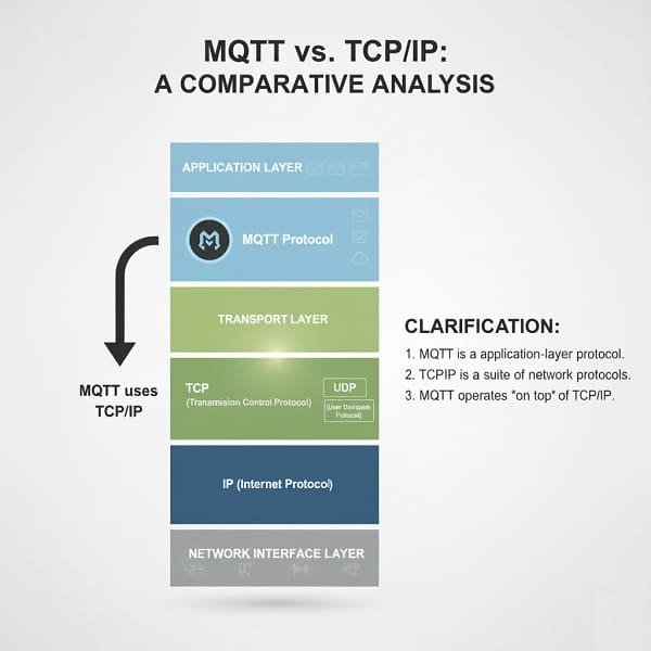 MQTT vs. TCPIP A Comparative Analysis
